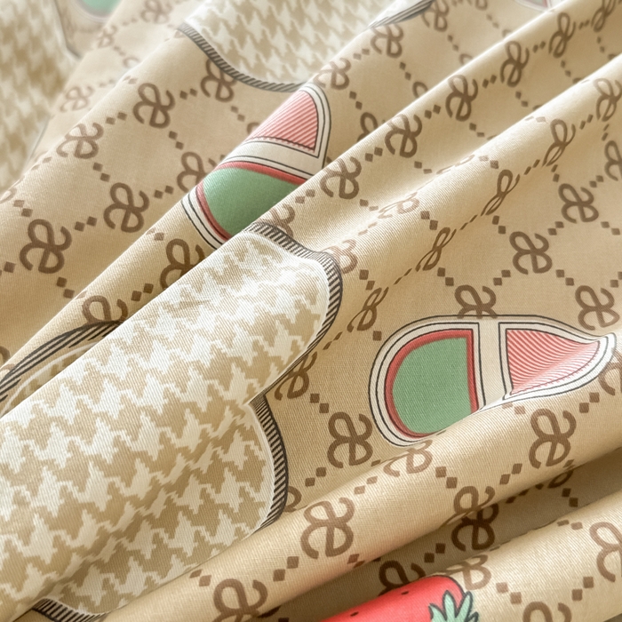 91家纺网 家纺一手货源 找家纺 呗旺鹿 2024新款全棉印花休闲风四件套 保罗