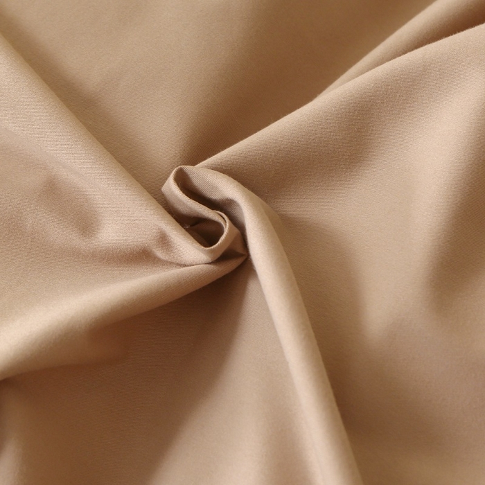 91家纺网 家纺一手货源 找家纺 晶缦家纺 2024新款全棉13376纯色喷气全棉磨毛单品被套 暖芸馨-鹿角棕