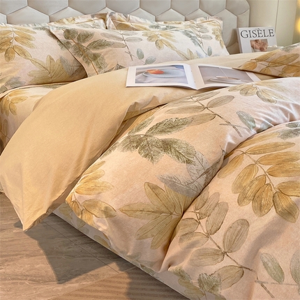 91家纺网 家纺一手货源 找家纺 （总）2024新款全棉磨毛印花套件单品系列-单被套