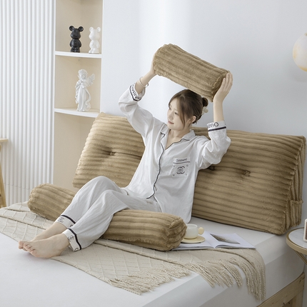 91家纺网 家纺一手货源 找家纺 （总）沐沐家纺 2026新款魔法绒三角靠背