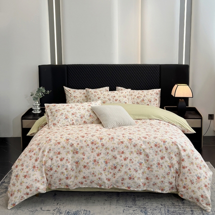 怡家居 2024新款全棉磨毛印花四件套 春夕集