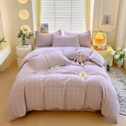 91家纺网 家纺一手货源 找家纺 （总）威布斯 2025新款加厚全棉磨毛四件套