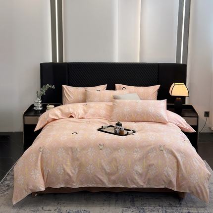 怡家居 2024新款全棉磨毛印花四件套 南浔