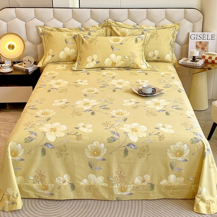 91家纺网 家纺一手货源 找家纺 （总）202新款全棉磨毛印花套件单品系列-单床单