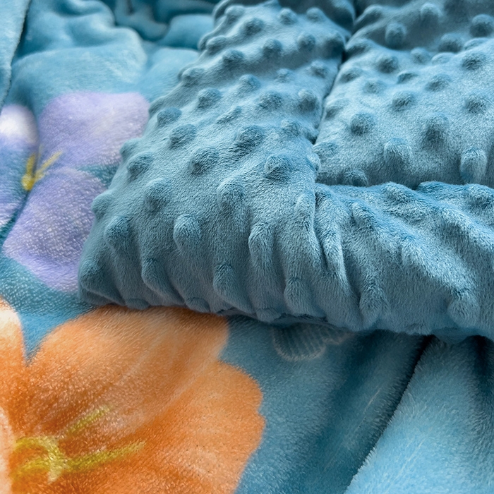 91家纺网 家纺一手货源 找家纺 宜梦家居【需要买家秀请联系老板】 2025新款婴儿牛奶豆豆双面绒春秋被子冬被芯大豆被 牛奶绒DJ-碧玉佳人