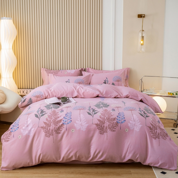 91家纺网 家纺一手货源 找家纺 威布斯 2025新款加厚纯棉全棉磨毛三件套四件套 丛林舞会