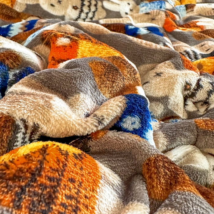 91家纺网 家纺一手货源 找家纺 宜梦家居【需要买家秀请联系老板】 2025新款婴儿牛奶豆豆双面绒春秋被子冬被芯大豆被 牛奶绒幸运兔