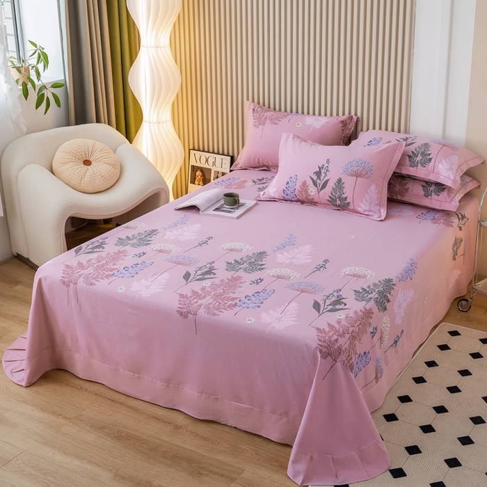 91家纺网 家纺一手货源 找家纺 威布斯 2025新款加厚纯棉全棉磨毛三件套四件套 丛林舞会