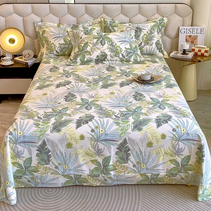 91家纺网 家纺一手货源 找家纺 （总）202新款全棉磨毛印花套件单品系列-单床单