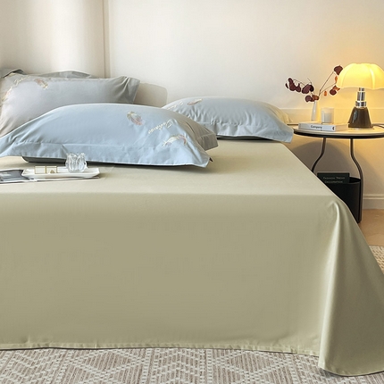 91家纺网 家纺一手货源 找家纺 （总） 【A类母婴级】冬季加厚保暖纯棉磨毛床单全棉纯色简约床罩澳棉长绒棉床上用品