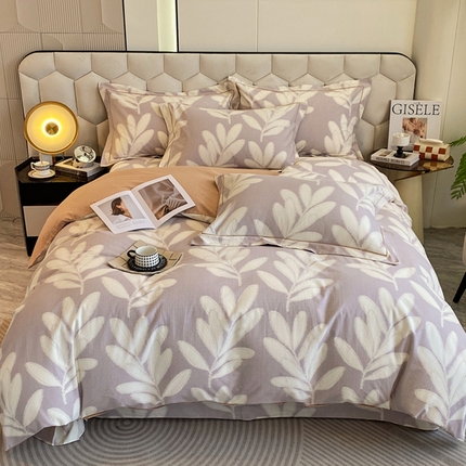 91家纺网 家纺一手货源 找家纺 （总）2024新款全棉磨毛印花四件套系列