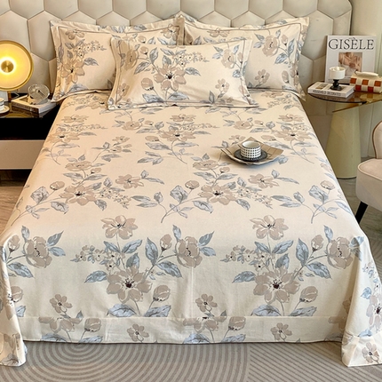 91家纺网 家纺一手货源 找家纺 （总）202新款全棉磨毛印花套件单品系列-单床单