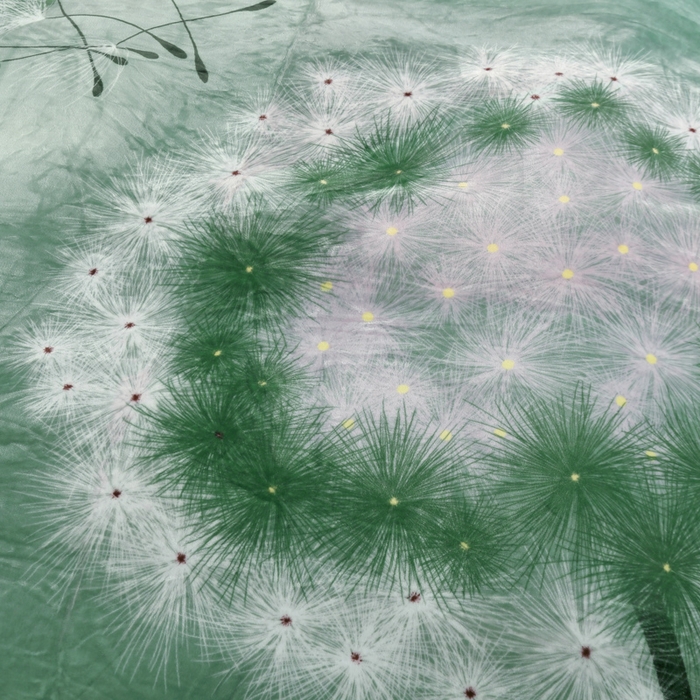 91家纺网 家纺一手货源 找家纺 好艺佳毛毯 2025新款升级多功能3D数码印花毛毯 被套两用拉舍尔云毯 蒲公英的约定-绿