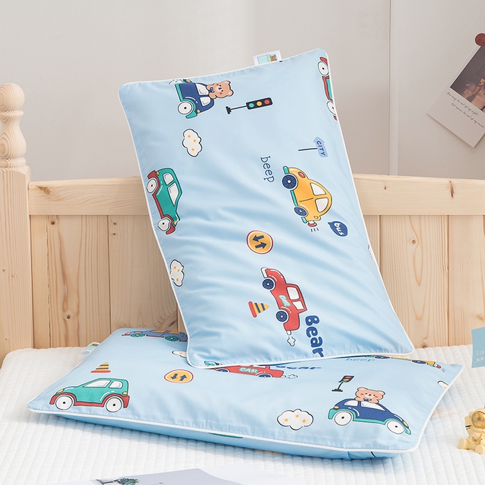 91家纺网 家纺一手货源 找家纺 2024新款A类60支印花儿童枕头套 滴滴汽车