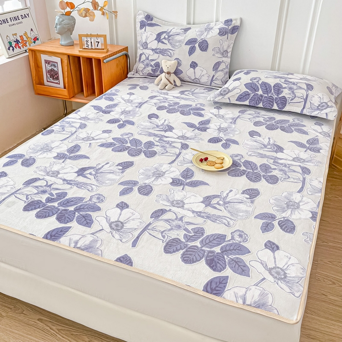 91家纺网 家纺一手货源 找家纺 2025新款牛奶绒立体提花复合垫学生垫家用护垫-JHD系列 JHD 01