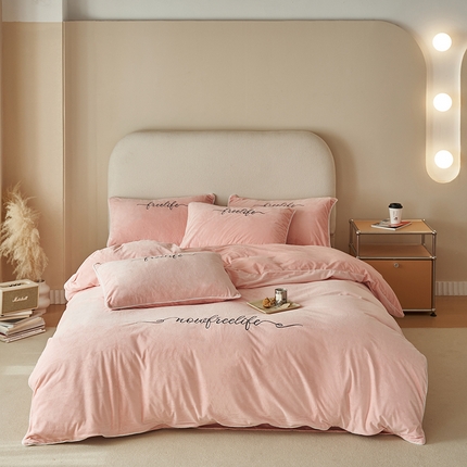 千朵森 2024新款高端锦丝绒四件套-杰西卡 风格二 杰西卡-艾玉