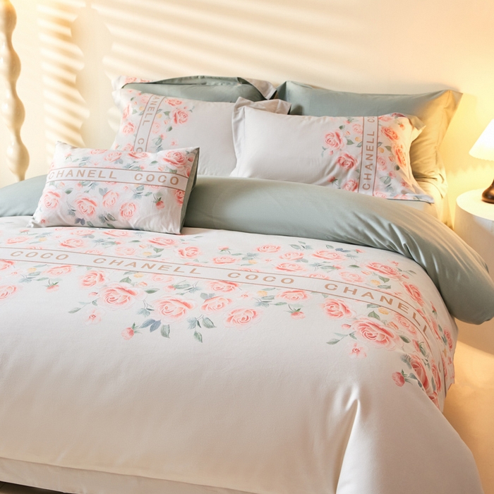 91家纺网 家纺一手货源 找家纺 （总）2024新保暖-秋冬A类加厚磨毛天丝棉数码四件套-花芙系列(礼盒包装）