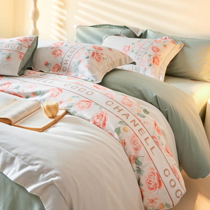 91家纺网 家纺一手货源 找家纺 （总）2024新保暖-秋冬A类加厚磨毛天丝棉数码四件套-花芙系列(礼盒包装）