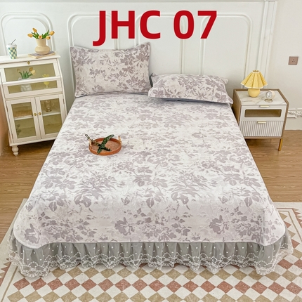 91家纺网 家纺一手货源 找家纺 2025新款牛奶绒立体提花复合床盖榻榻米炕盖炕垫JHC系列 JHC 07