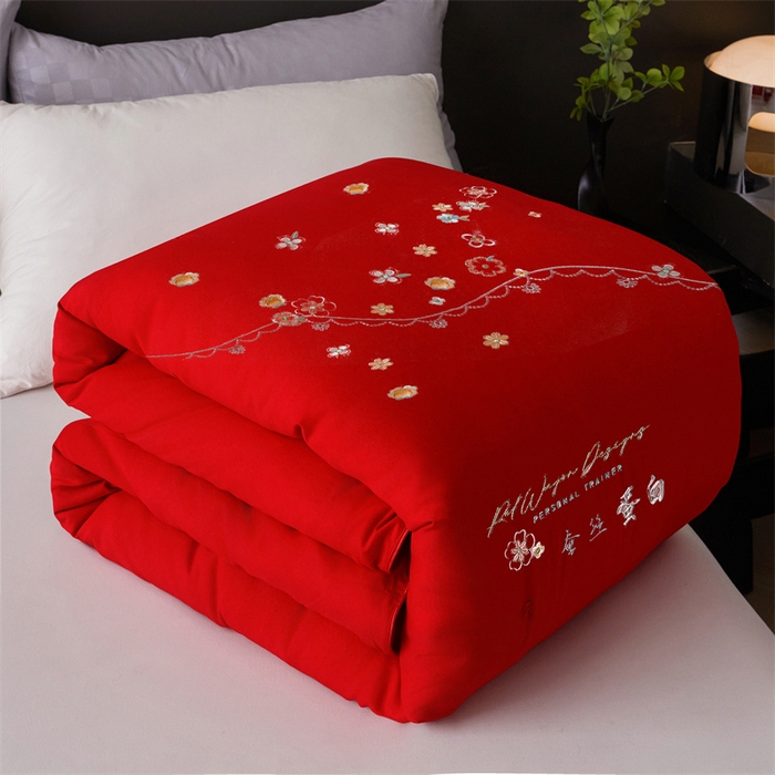 91家纺网 家纺一手货源 找家纺 美伦美 2024新款香韵 香韵红