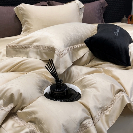 （总）黑白森林 2024新款高支天丝棉提花四件套系列-西洛