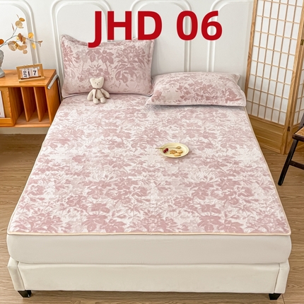 91家纺网 家纺一手货源 找家纺 （总）2025新款牛奶绒立体提花复合垫学生垫家用护垫-JHD系列