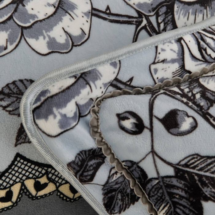 91家纺网 家纺一手货源 找家纺 静缘分 2025新款230克特厚8.5斤牛奶绒金貂绒床裙款保暖四件套-玫瑰花语