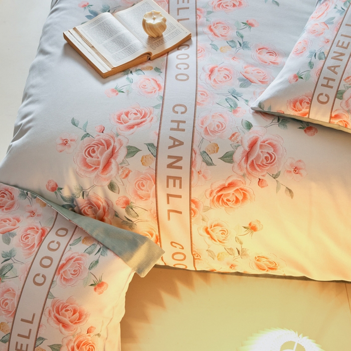 91家纺网 家纺一手货源 找家纺 （总）2024新保暖-秋冬A类加厚磨毛天丝棉数码四件套-花芙系列(礼盒包装）