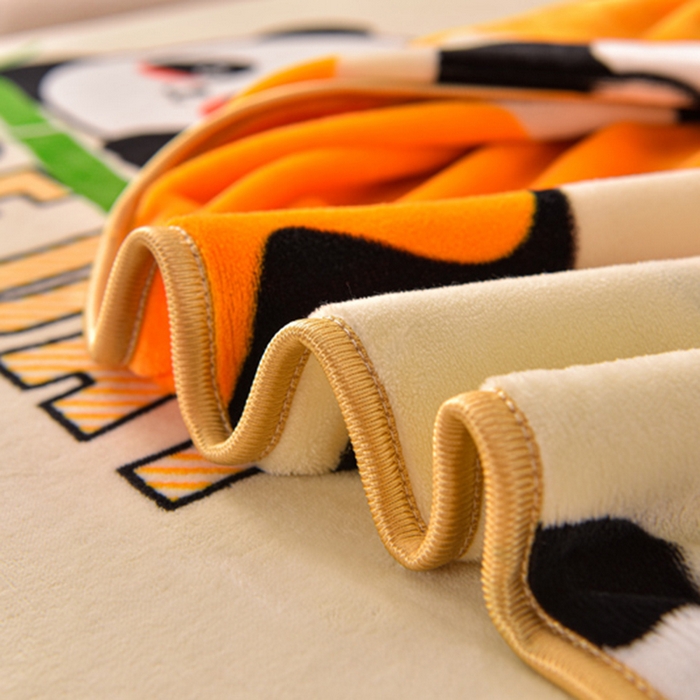 91家纺网 家纺一手货源 找家纺 静缘分 2025新款230克特厚8.5斤牛奶绒金貂绒床裙款保暖四件套-可爱熊猫