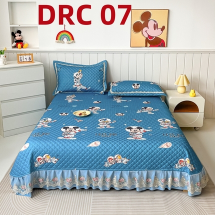 91家纺网 家纺一手货源 找家纺 2025新款短毛绒床盖榻榻米炕盖炕垫-DRC系列 DRC 07