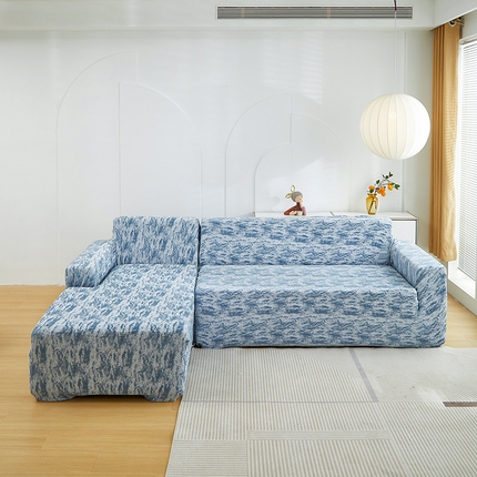 91家纺网 家纺一手货源 找家纺 （总）丝绮鹿 2024新款加厚国风沙发套松紧款