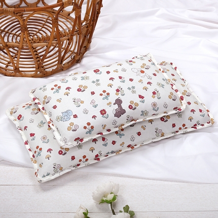 91家纺网 家纺一手货源 找家纺 （总）明星枕业 2024新款双层纱儿童卡通荞麦枕幼儿园宝宝枕头枕芯