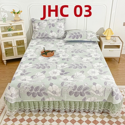 91家纺网 家纺一手货源 找家纺 （总）2025新款牛奶绒立体提花复合床盖榻榻米炕盖炕垫JHC系列