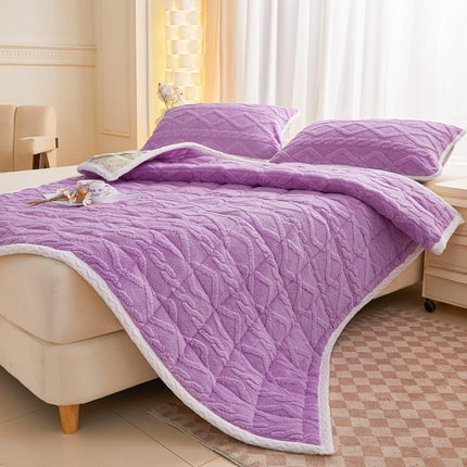 91家纺网 家纺一手货源 找家纺 （总）卡伦家纺 2025新款塔芙绒保暖床垫成人双人单人床垫