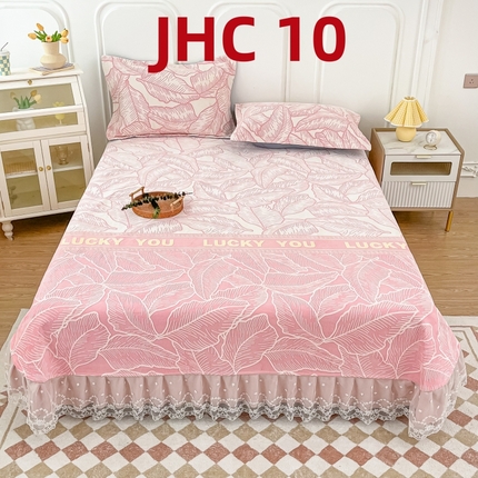 91家纺网 家纺一手货源 找家纺 2025新款牛奶绒立体提花复合床盖榻榻米炕盖炕垫JHC系列 JHC 10