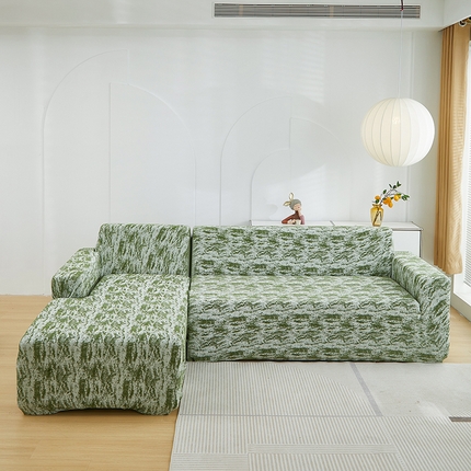 91家纺网 家纺一手货源 找家纺 （总）丝绮鹿 2024新款加厚国风沙发套松紧款