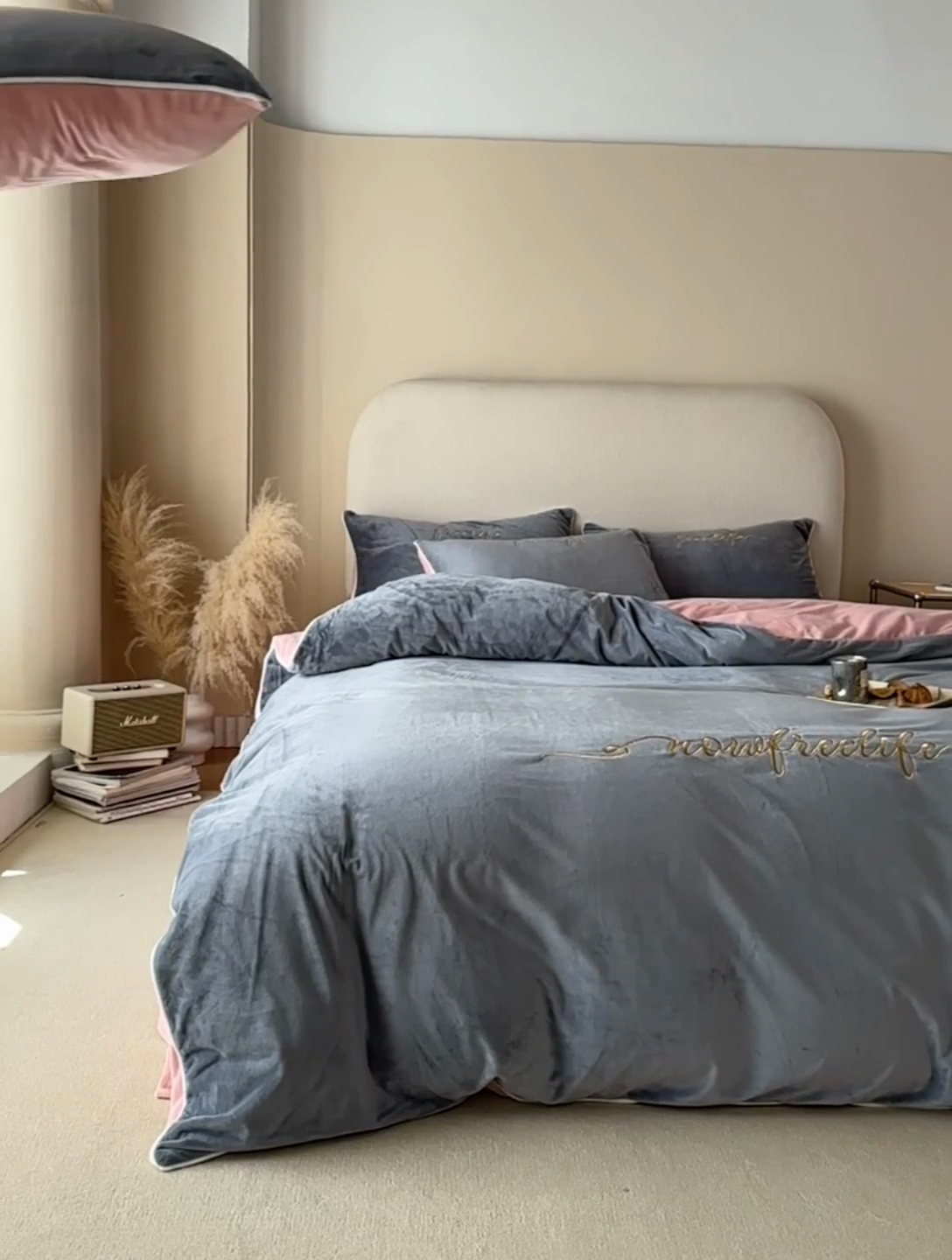 91家纺网 家纺一手货源 找家纺 （总）千朵森 2024新款高端锦丝绒四件套-杰西卡 风格二