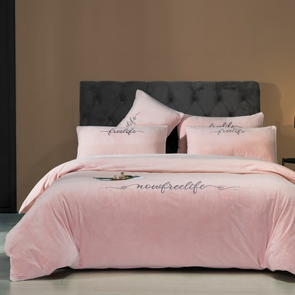 千朵森 2024新款高端锦丝绒四件套-杰西卡 风格一 杰西卡-艾玉