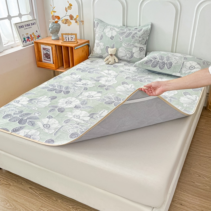 91家纺网 家纺一手货源 找家纺 2025新款牛奶绒立体提花复合垫学生垫家用护垫-JHD系列 JHD 03