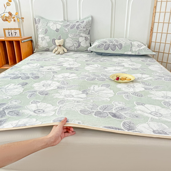 91家纺网 家纺一手货源 找家纺 2025新款牛奶绒立体提花复合垫学生垫家用护垫-JHD系列 JHD 03