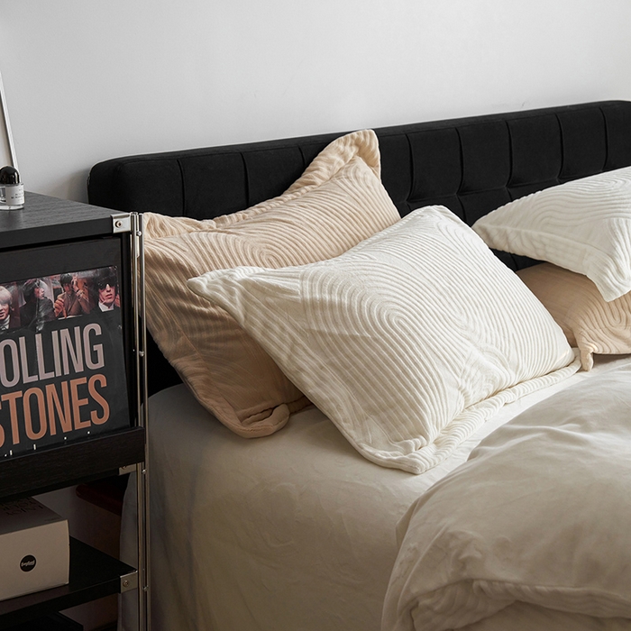 91家纺网 家纺一手货源 找家纺 （总）千朵森 2024新款加厚提花牛奶绒四件套-年纪 风格一