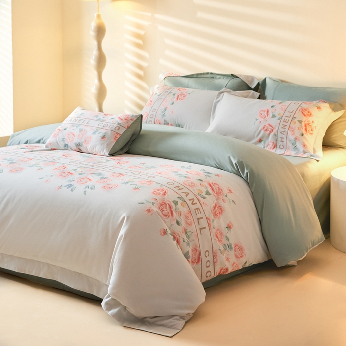 91家纺网 家纺一手货源 找家纺 （总）2024新保暖-秋冬A类加厚磨毛天丝棉数码四件套-花芙系列(礼盒包装）