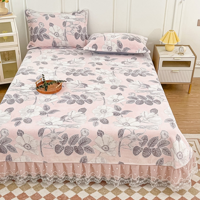 91家纺网 家纺一手货源 找家纺 2025新款牛奶绒立体提花复合床盖榻榻米炕盖炕垫JHC系列 JHC 02