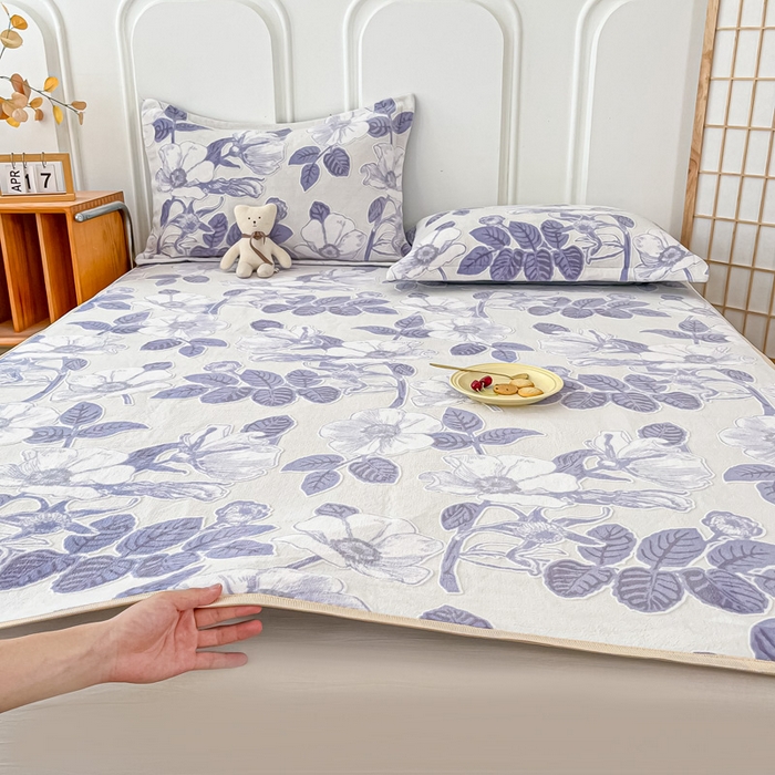 91家纺网 家纺一手货源 找家纺 2025新款牛奶绒立体提花复合垫学生垫家用护垫-JHD系列 JHD 01