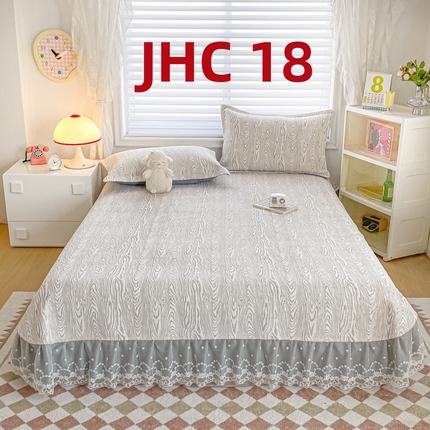 91家纺网 家纺一手货源 找家纺 2025新款牛奶绒立体提花复合床盖榻榻米炕盖炕垫JHC系列 JHC 18