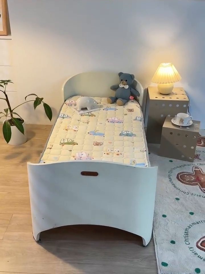 91家纺网 家纺一手货源 找家纺 富馨莱 2024新款牛奶绒幼儿园床垫加厚5D透气 汽车乐园