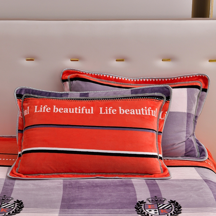 91家纺网 家纺一手货源 找家纺 绒品荟家纺 2025新款牛奶绒四件套 美丽生活