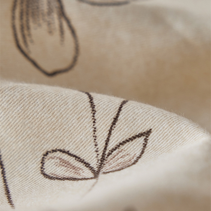 91家纺网 家纺一手货源 找家纺 2024新款全棉磨毛印花工艺款四件套 紫蕾