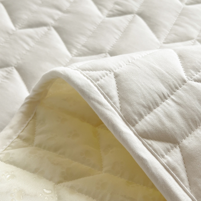 91家纺网 家纺一手货源 找家纺 2024新款40支全棉夹棉床垫 本白