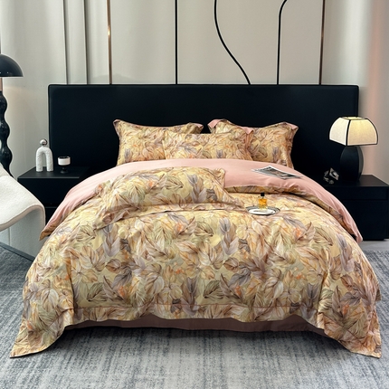 91家纺网 家纺一手货源 找家纺 （总）舒慕 2025新款天丝棉数码印花四件套